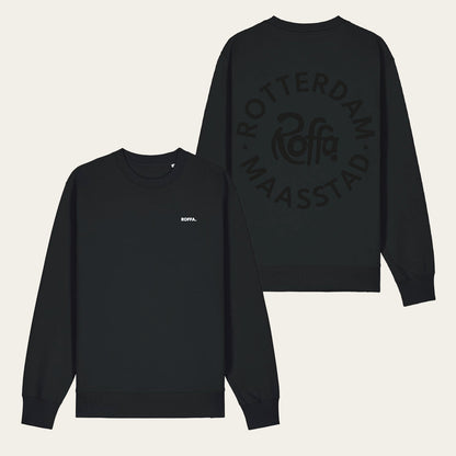 ROFFA. sweater regular - Maasstad rond - 100% organisch katoen