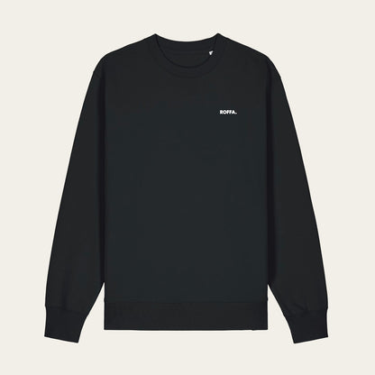 ROFFA. sweater regular - Maasstad rond - 100% organisch katoen
