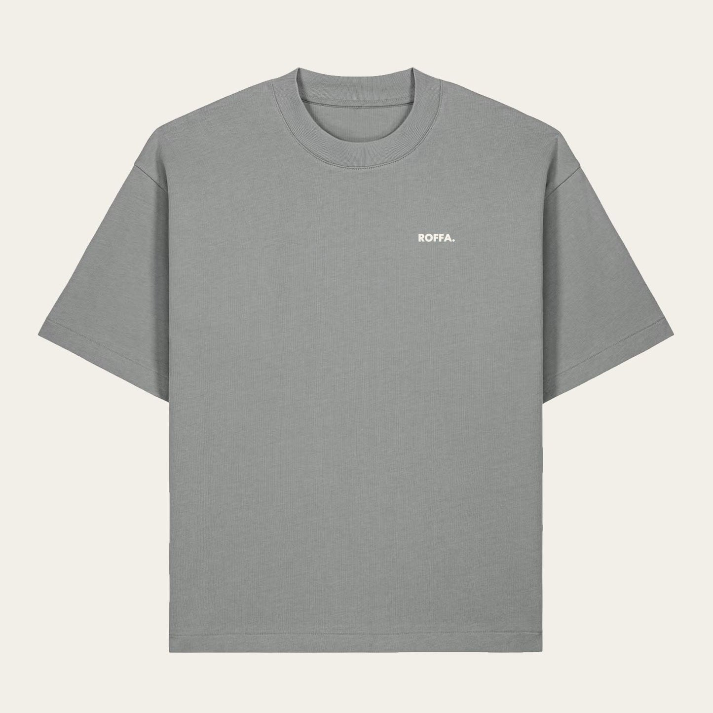 ROFFA. heavy oversized t-shirt - Flaming R - 100% organisch katoen