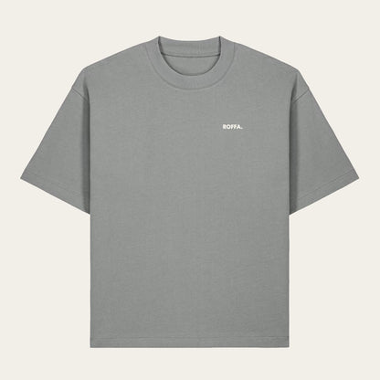 ROFFA. heavy oversized t-shirt - Flaming R - 100% organisch katoen