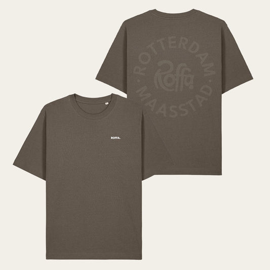 ROFFA. t-shirt regular - Maasstad rond - 100% organisch katoen