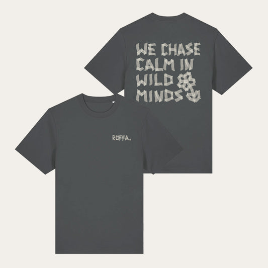 ROFFA. t-shirt comfort - We chase calm - 100% organisch katoen