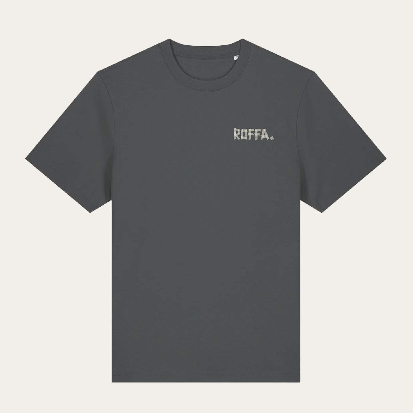 ROFFA. t-shirt comfort - We chase calm - 100% organisch katoen