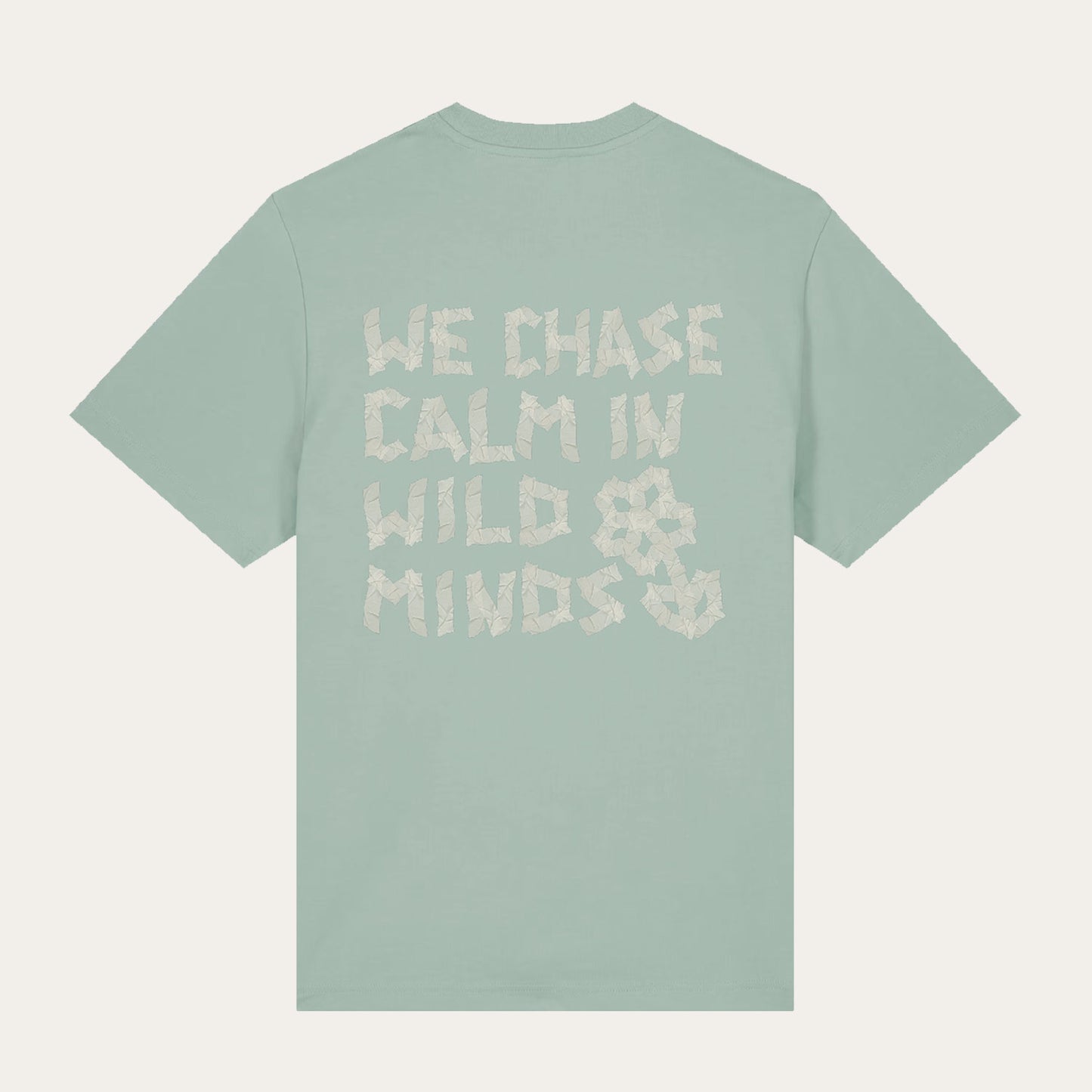 ROFFA. t-shirt comfort - We chase calm - 100% organisch katoen