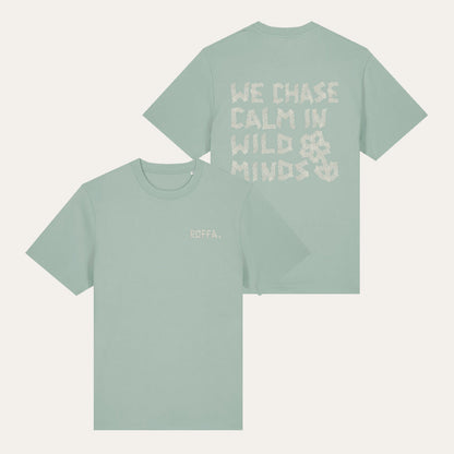 ROFFA. t-shirt comfort - We chase calm - 100% organisch katoen