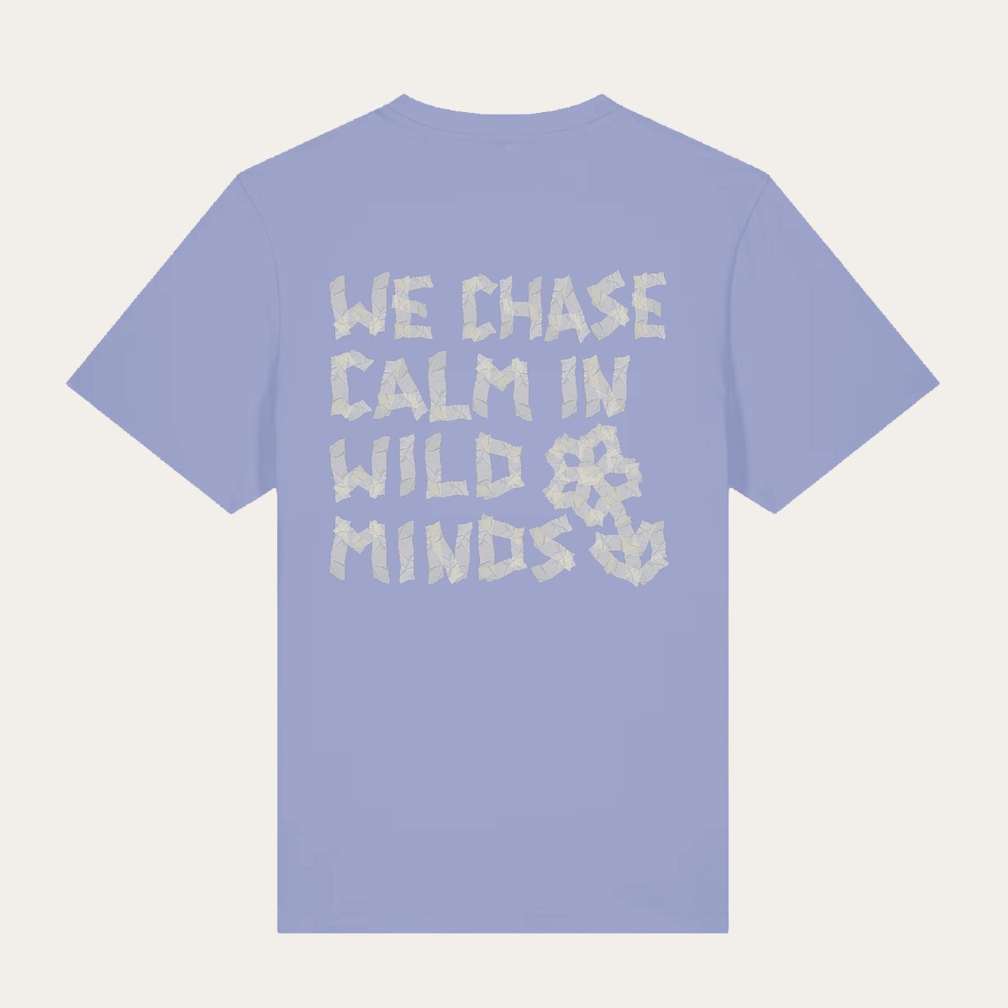 ROFFA. t-shirt comfort - We chase calm - 100% organisch katoen