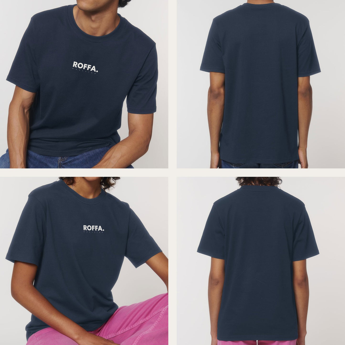 ROFFA. t-shirt regular - 100% organisch katoen - logo groot