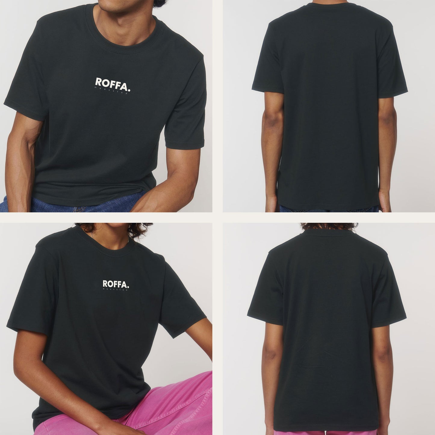 ROFFA. t-shirt heavy - 100% organisch katoen - logo groot