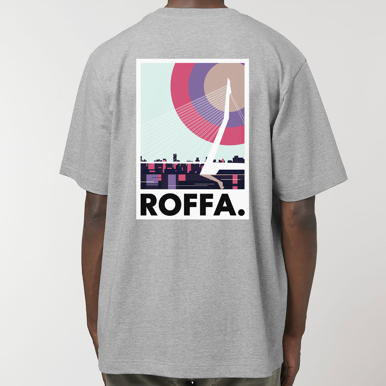 ROFFA. heavy t-shirt oversized - de Zwaan - 100% organisch katoen