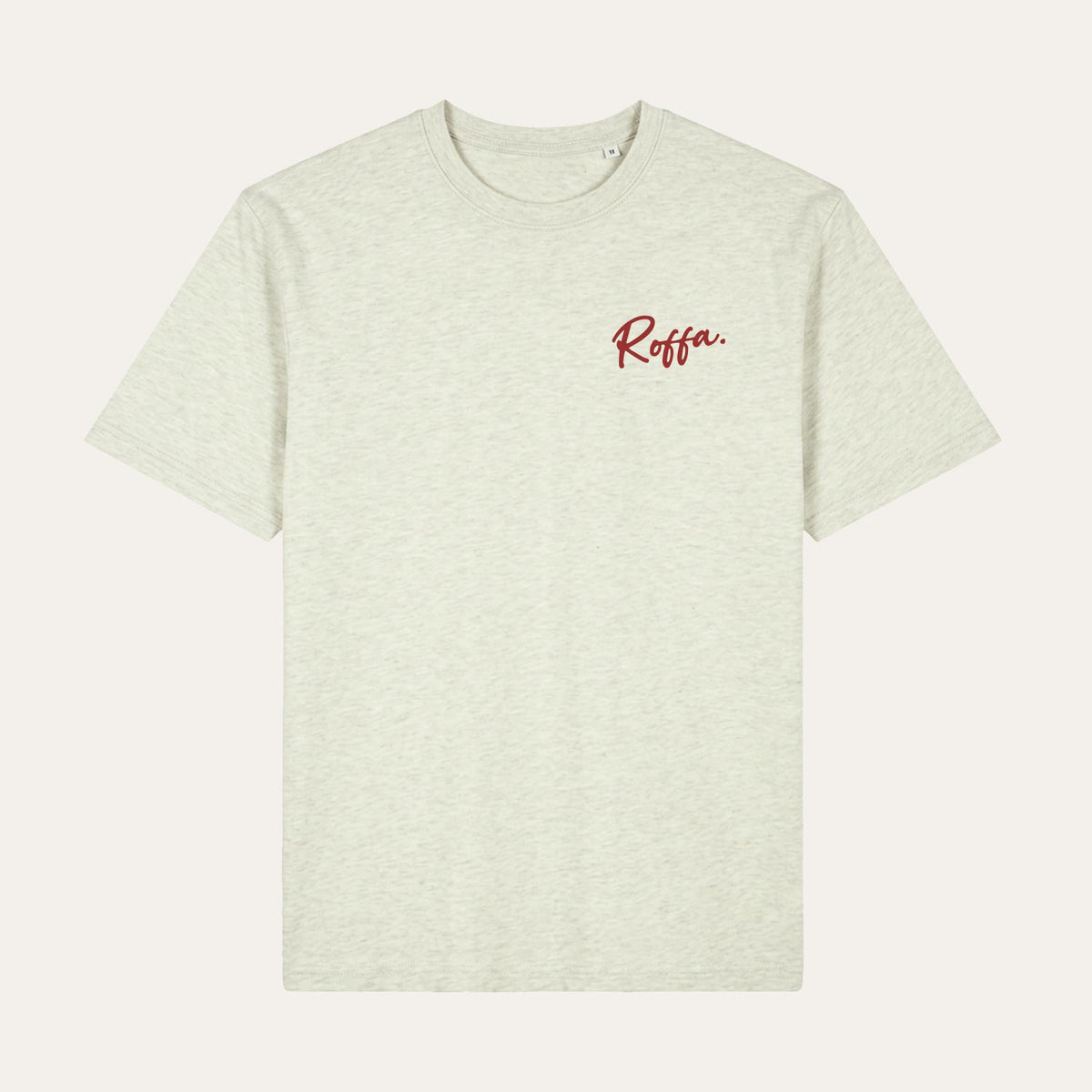 ROFFA. washed oversized t-shirt korrel grijs - Fearless