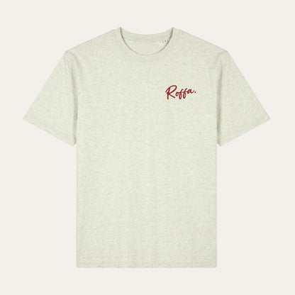 ROFFA. washed oversized t-shirt korrel grijs - Fearless