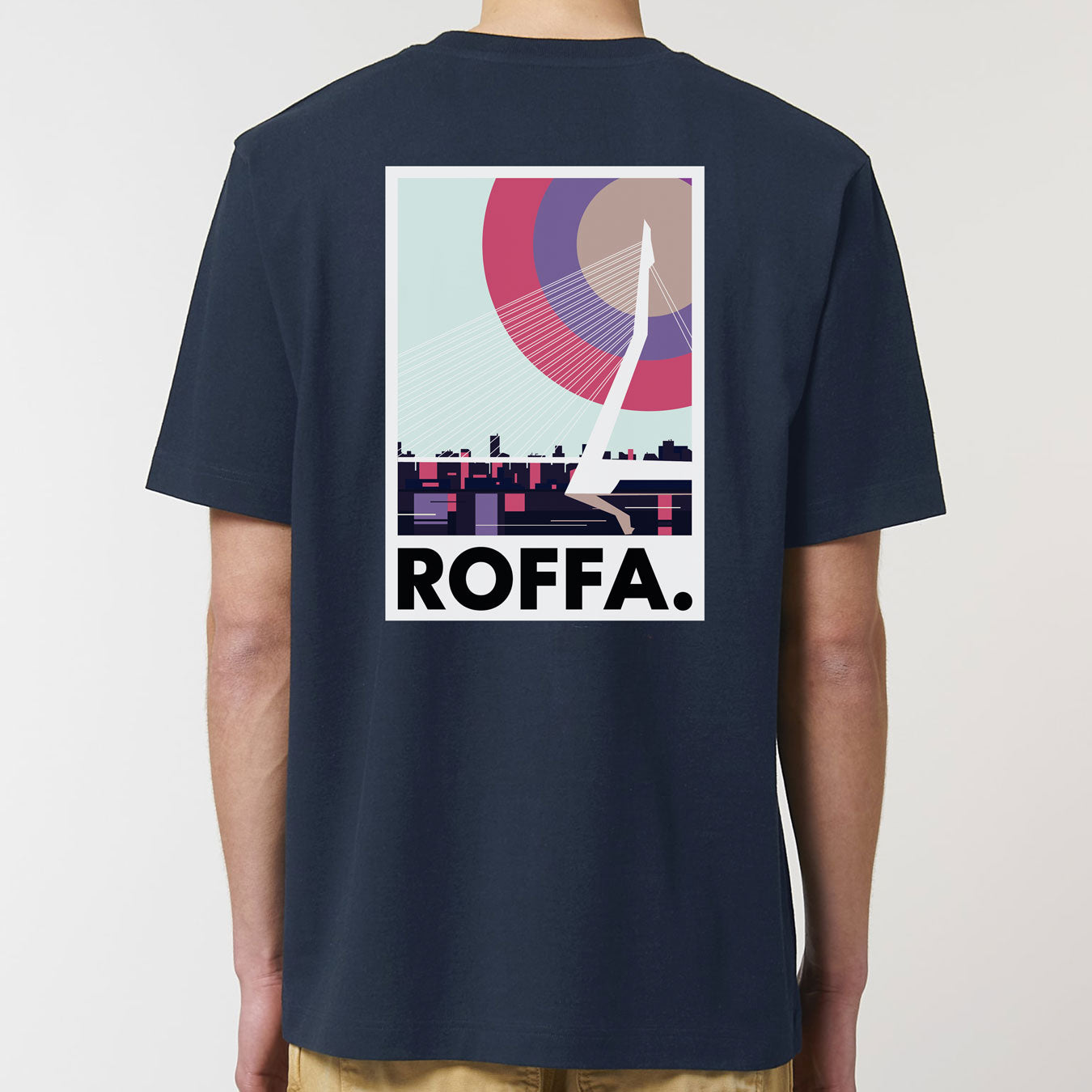 ROFFA. heavy t-shirt oversized - de Zwaan - 100% organisch katoen