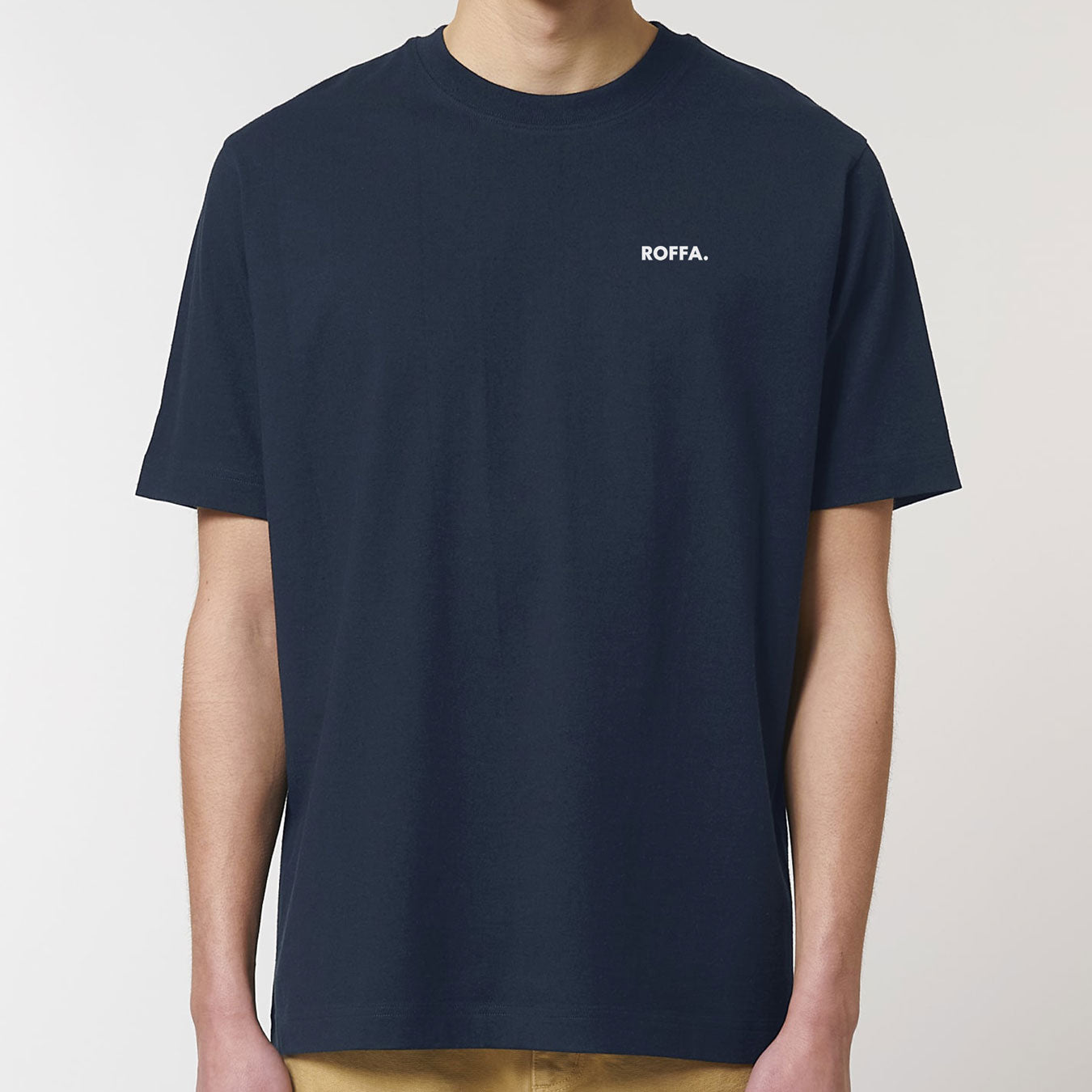 ROFFA. heavy t-shirt oversized - de Zwaan - 100% organisch katoen