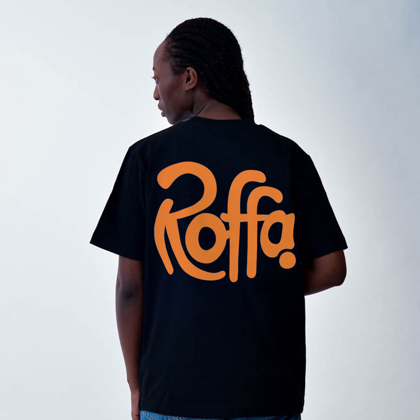 ROFFA. heavy t-shirt oversized - City Orange - 100% organisch katoen