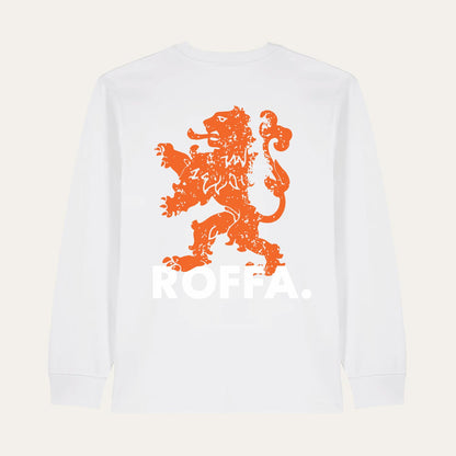 ROFFA. t-shirt oversized long sleeve - WK '26 - Oranje leeuw