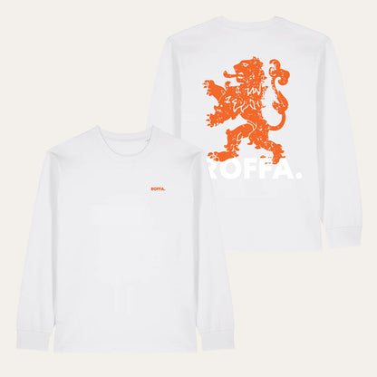 ROFFA. t-shirt oversized long sleeve - WK '26 - Oranje leeuw