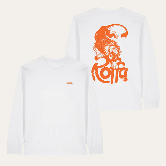 ROFFA. t-shirt oversized long sleeve - Kingsday '26 - Panthera leo