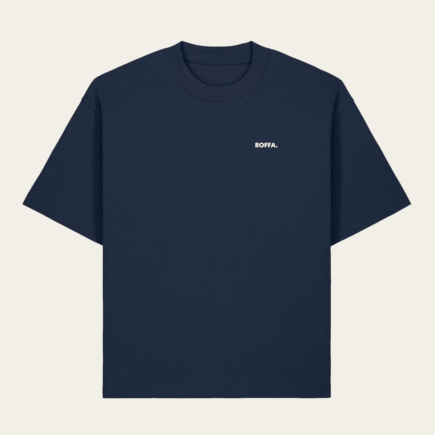 ROFFA. heavy oversized t-shirt - Flaming R - 100% organisch katoen