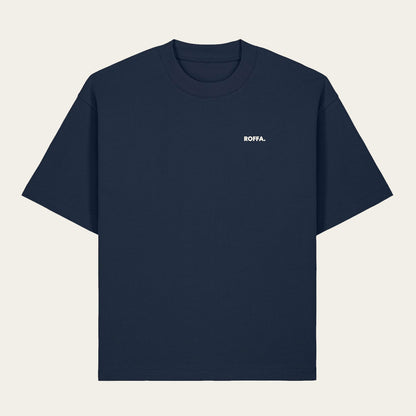 ROFFA. heavy oversized t-shirt - Flaming R - 100% organisch katoen