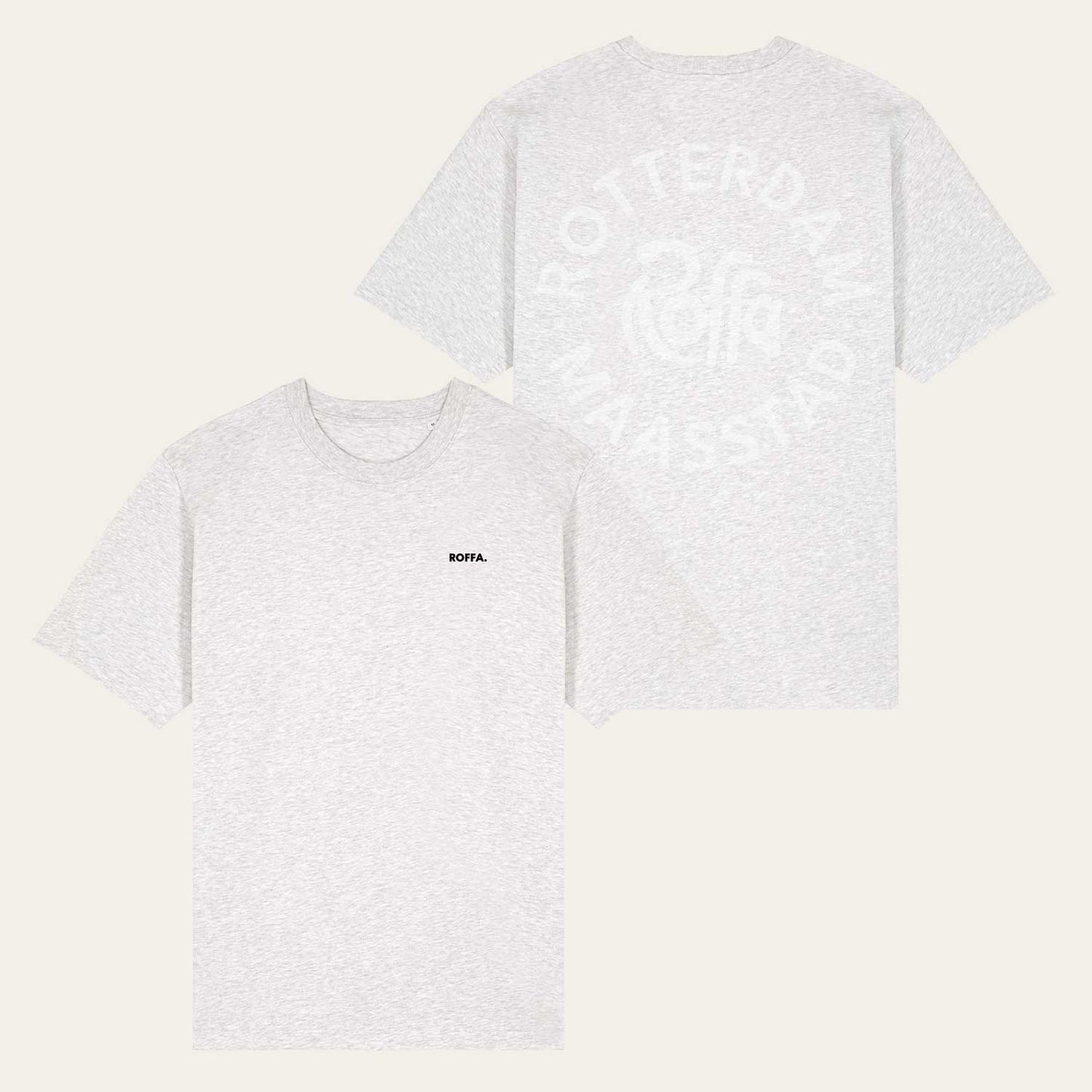 ROFFA. t-shirt regular - Maasstad rond - 100% organisch katoen