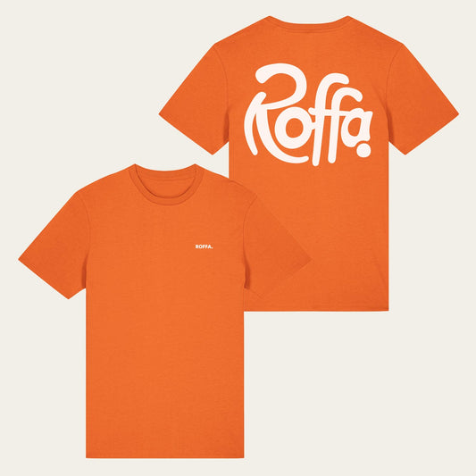 ROFFA. t-shirt regular fit - Kingsday '26 - oranje/wit