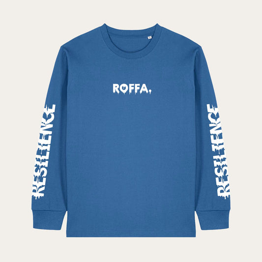 ROFFA. heavy t-shirt long sleeve oversized - Frozen resilience