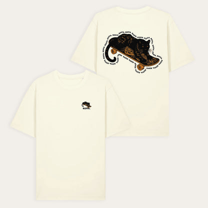 ROFFA. oversized t-shirt - Skate panthera - 100% organisch katoen