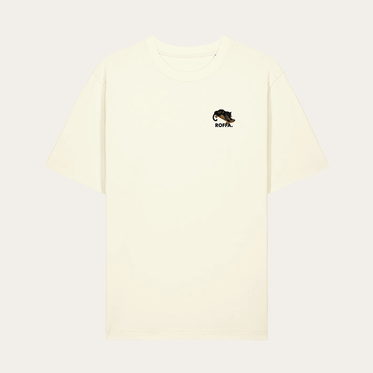 ROFFA. oversized t-shirt - Skate panthera - 100% organisch katoen