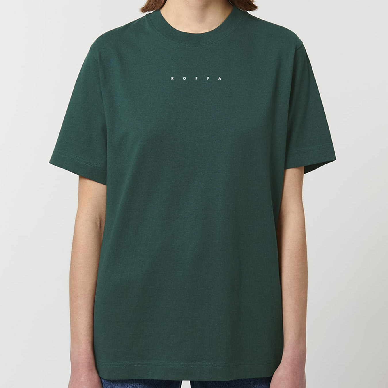 ROFFA. heavy t-shirt oversized - gespreid - 100% organisch katoen