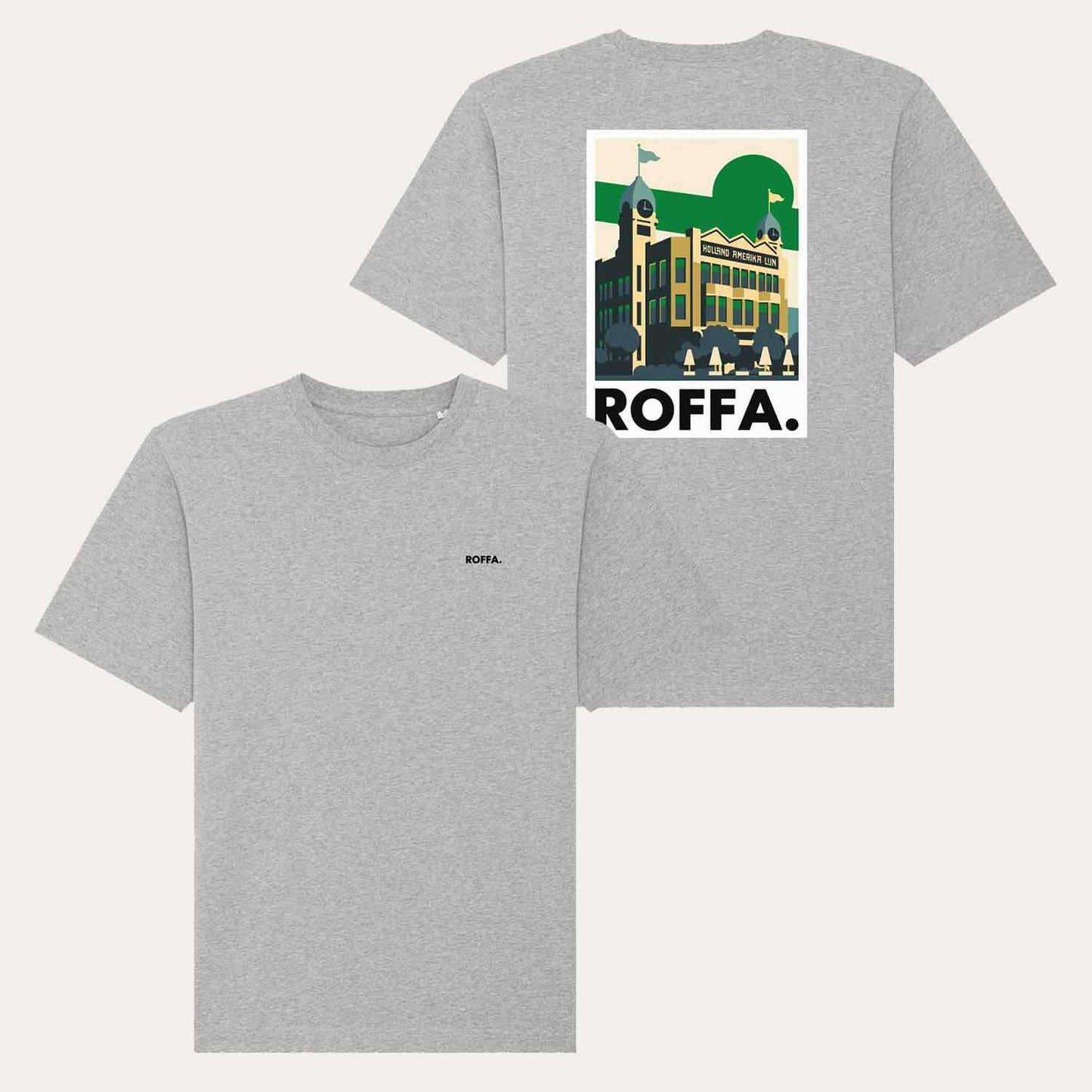 ROFFA. heavy t-shirt oversized - Hotel New York - 100% organisch katoen