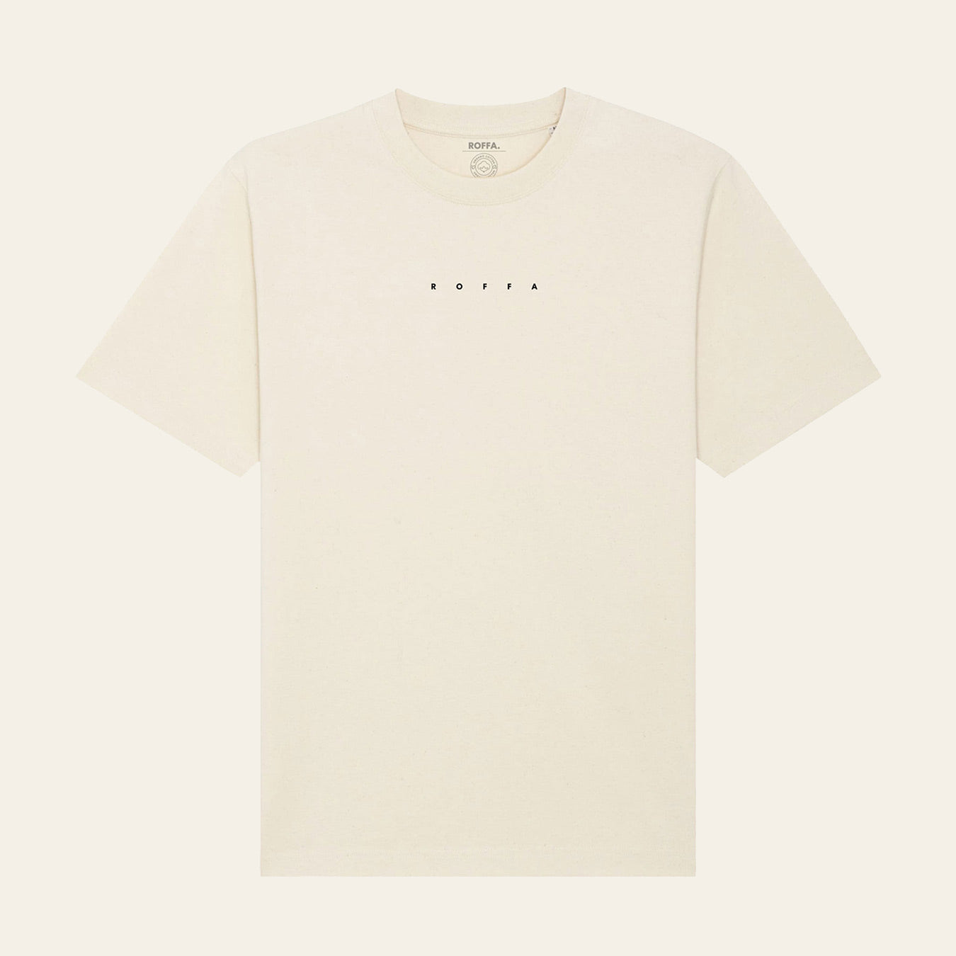 ROFFA. heavy t-shirt oversized - gespreid - 100% organisch katoen