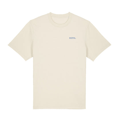 ROFFA. heavy t-shirt oversized - City Blue - 100% organisch katoen