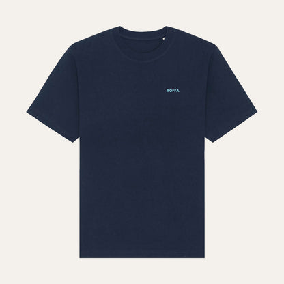 ROFFA. oversized t-shirt navy - Blue panthera