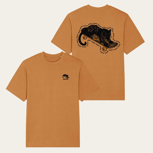 ROFFA. oversized t-shirt - Skate panthera - 100% organisch katoen