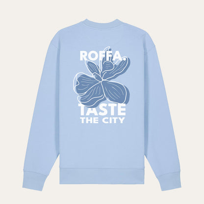 ROFFA. sweater comfort licht blauw - Taste the city