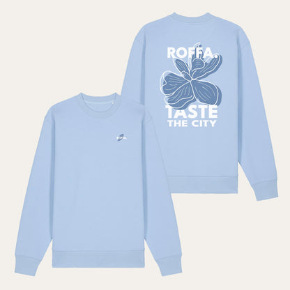 ROFFA. sweater comfort licht blauw - Taste the city
