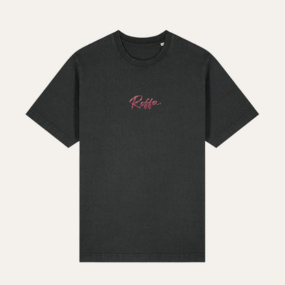 ROFFA. washed oversized t-shirt zwart - Paloma Kora