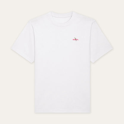 ROFFA. oversized t-shirt wit - City of Growth pink