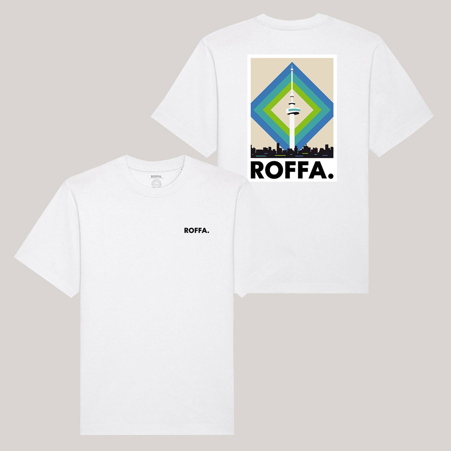 ROFFA. heavy t-shirt oversized - de Spriet - 100% organisch katoen