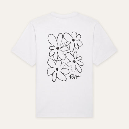 ROFFA. oversized t-shirt - Outline flowers
