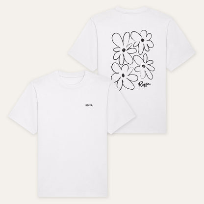 ROFFA. oversized t-shirt - Outline flowers