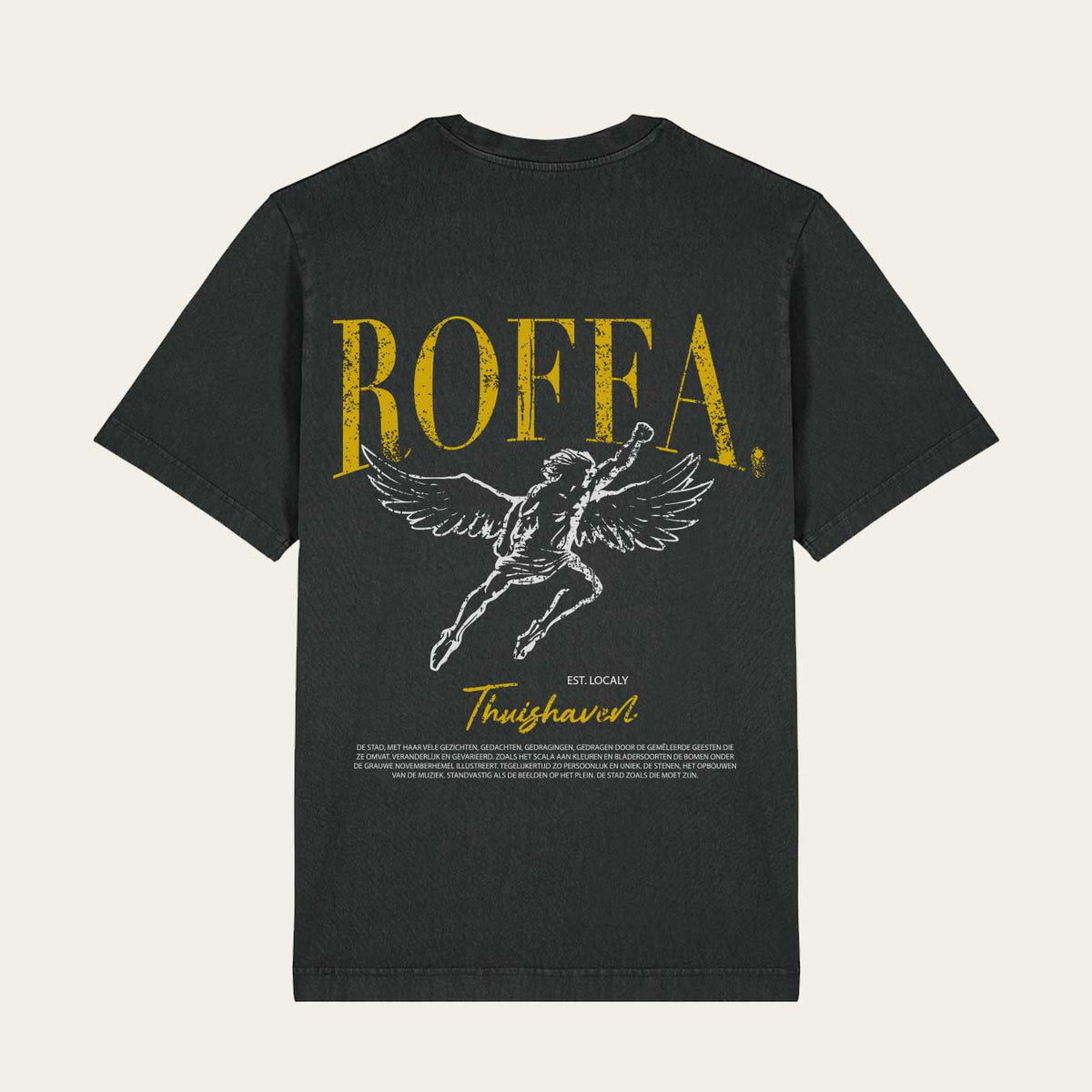 ROFFA. washed oversized t-shirt - Thuishaven - 100% organisch katoen ...