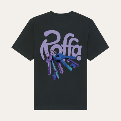 ROFFA. oversized t-shirt zwart - City Keys