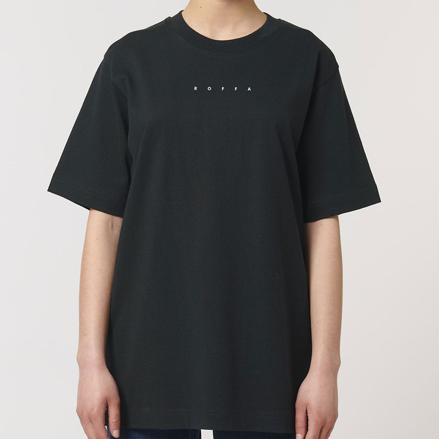 ROFFA. heavy t-shirt oversized - gespreid - 100% organisch katoen