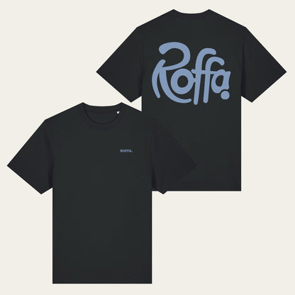 ROFFA. heavy t-shirt oversized - City Blue - 100% organisch katoen