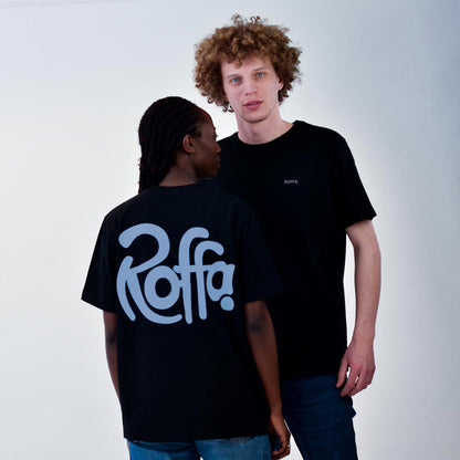 ROFFA. heavy t-shirt oversized - City Blue - 100% organisch katoen