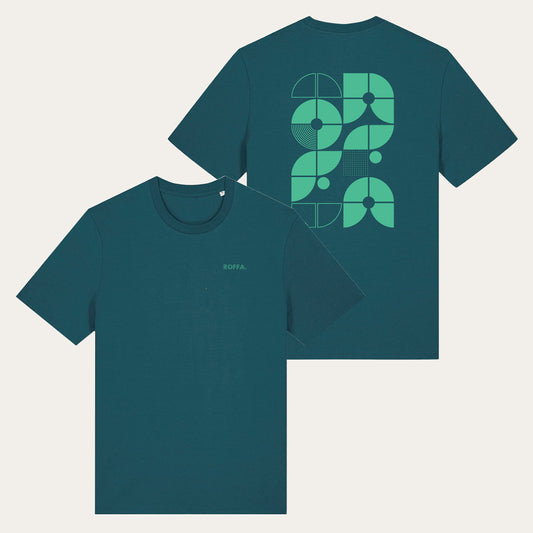 ROFFA. t-shirt regular petrol - RO FF A. - 100% organisch katoen