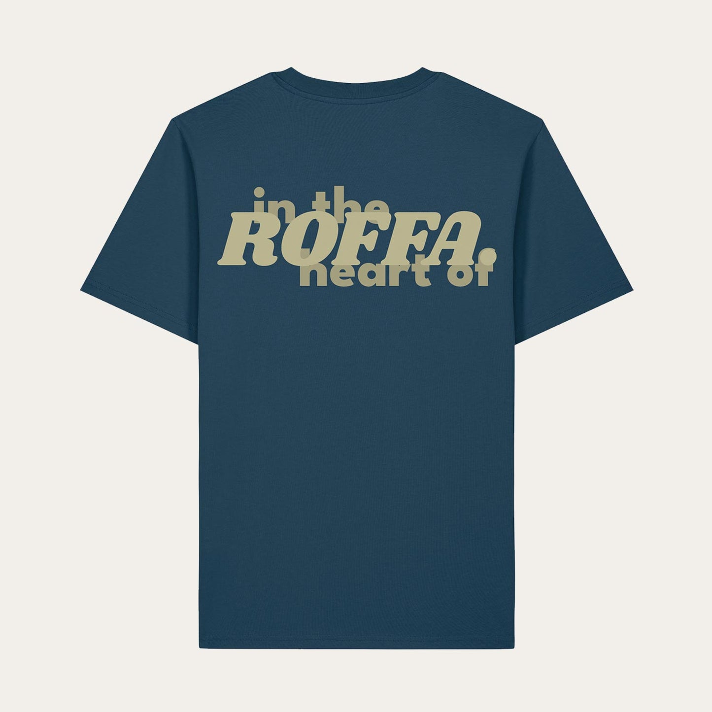 ROFFA. t-shirt regular - In the heart of - 100% organisch katoen