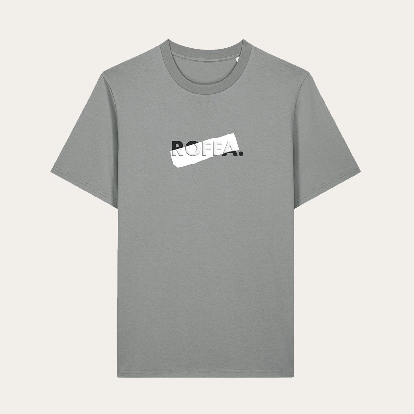 ROFFA. t-shirt regular - Tape - 100% organisch katoen
