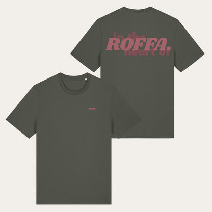 ROFFA. t-shirt regular - In the heart of - 100% organisch katoen